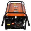 Generator prądu 7200W 7,2kW / 400V agregat prądotwórczy 4,5kW 4500W / 230V 4-suw generator prądu z wbudowanym modułem prostownikowym 12V wyposażony w stabilizator napięcia AVR i miedziane uzwojenie prądnicy firmy Cross Tools