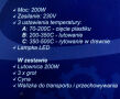 Lutownica transformatorowa 200W z podświetleniem led i regulacją temperatury firmy Geko