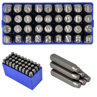 Znaczniki numeratory cyfry 0-9 małe litery a-z 7mm