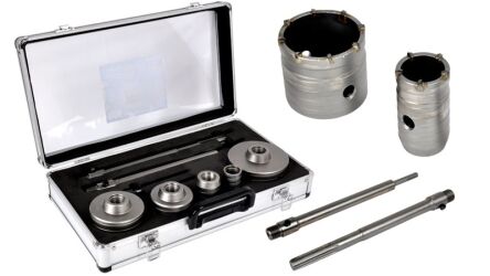 Zestaw otwornic 30-100mm 9 elementów koronki otwornice firmy Bass Polska