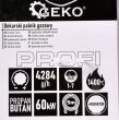 Palnik gazowy dekarski do papy dysza 60mm z piezzo piezo reduktor wąż 5m firmy GEKO G20013