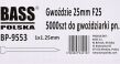 Gwoździe gwoździarka pneumatyczna 50mm typ 300 5k firmy BASS POLSKA BP-9553 9553