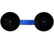 Uchwyt przyssawka do szyb plastikowa podwójna udźwig 70kg ssawka do przenoszenia szyb 2 x 115mm firmy Geko