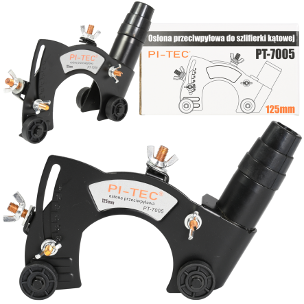 Osłona przeciwpyłowa odsysająca do szlifierki 125mm firmy PI-TEC PT-7005