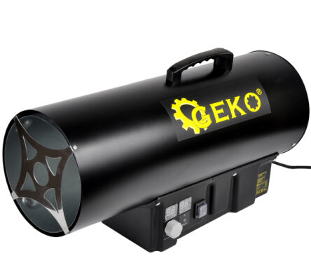 Nagrzewnica gazowa 40kW 1000m3/h z reduktorem i termostatem dmuchawa gazowa wyposażona reduktor i termostat firmy GEKO