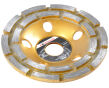 Tarcza diamentowa do szlifowania betonu segmentowa garnkowa duble 125mm M14 firmy Heidmann