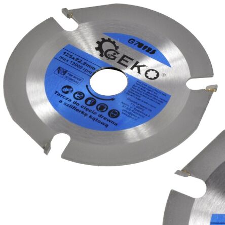 Tarcza widiowa na szlifierkę kątową do cięcia drewna 125mm piła tarczowa - brzeszczot do drewna do szlifierki diax 125mm firmy GEKO