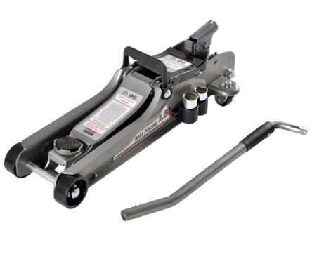 Podnośnik hydrauliczny niskoprofilowy żaba 2,5T lewarek samochodowy niski 2,5 tony + nasadki 17/19mm i 21/23mm + rączka z przdłużką do nasadek firmy BASS POLSKA