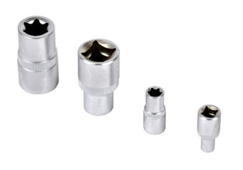 Zestaw nasadek torx 1/4 1/2 10el klucze nasadowe
