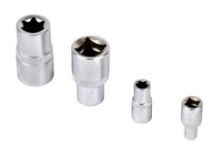 Zestaw nasadek torx 1/4 1/2 10el klucze nasadowe