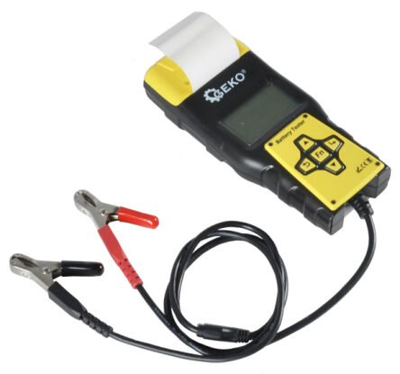 Tester diagnostyczny akumulatora z drukarką BA1000 tester akumulatorów AGM GEL 12V firmy Geko