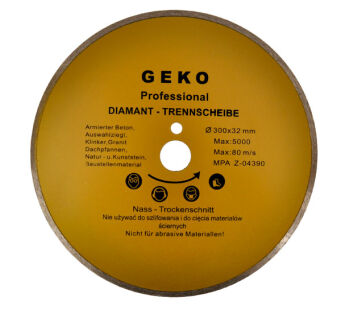 Tarcza diamentowa do gresu betonu 300mm pełna