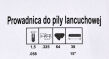 prowadnica łańcucha do pił GEKO