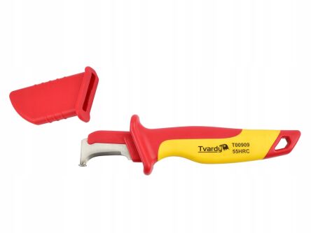 Nóż izolowany do usuwania izolacji kabli 180mm vde firmy TVARDY T00909