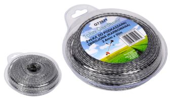 Żyłka do kosy podkaszarki karbowana 2,4mm x 15m