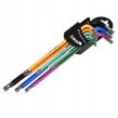 Klucze imbusowe torx długie s2 t10-t50 9szt tvardy firmy TVARDY T00123