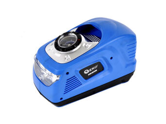 Mini kompresor sprężarka 100W 12/230V + lampa 5led