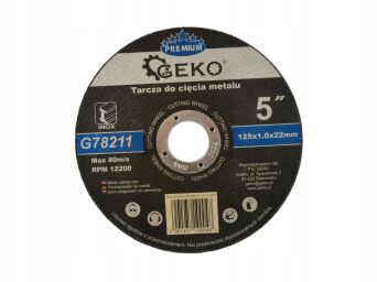 Tarcza do cięcia metalu 125x1,0x22,23 premium 10szt