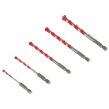 Zestaw wiertła uniwersalne 4-10mm 5szt do betonu firmy GEKO G38251