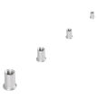 Zestaw nitonakrętek aluminiowych M3 - M10 150el. nitonakrętki aluminiowe 150szt firmy GEKO