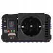 Samochodowa przetwornica napięcia 12v 230v 1200w firmy BASS POLSKA BP-5011