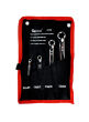 Zestaw kluczy oczkowych polerowanych TORX 4 elementy E6 - E24 firmy Geko