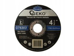 Tarcza do cięcia metalu 115x1,6x22,23 premium 10szt