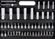 Zestaw kluczy nasadowych torx 108el firmy Heidmann