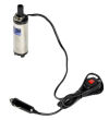 Pompa zatapialna do spuszczania paliwa oleju ropy wody 24V / 230V uniwersalna pompka do oleju mini cpn 24V 15l/min 38mm firmy GEKO