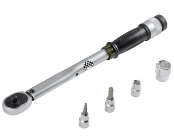 Klucz dynamometryczny 3/8' 20-110Nm z nasadkami